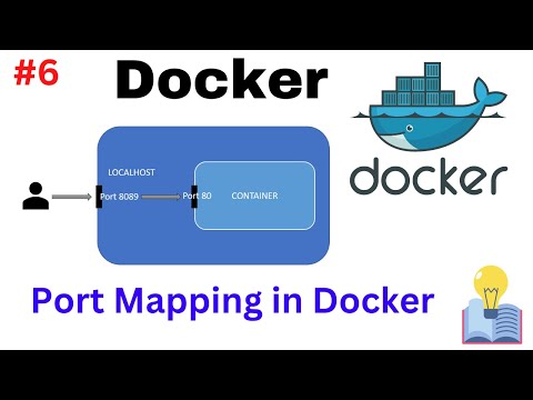 Port Mapping in docker| How to map port from container to host | Docker | Learn Docker in Easy Steps