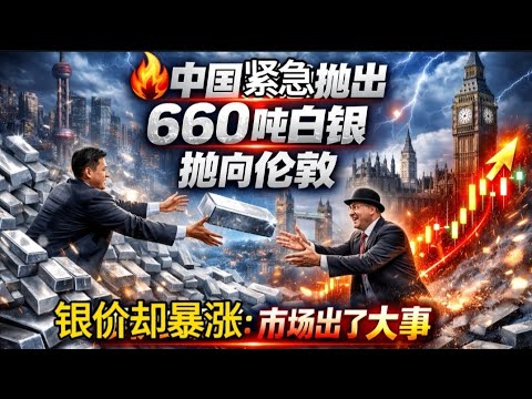 🔥中国紧急抛出 660 吨白银抛向伦敦，银价却暴涨：市场出了大事                                        #黃金 #白銀 #投資策略 #避險資產 #美元 #贵金属