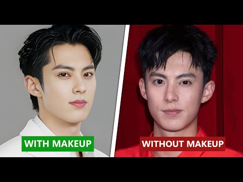 Top 20 Handsome Chinese Actors With and Without Makeup