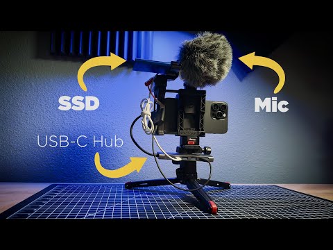 Record BOTH Video & Audio to SSD with USB-C iPhones