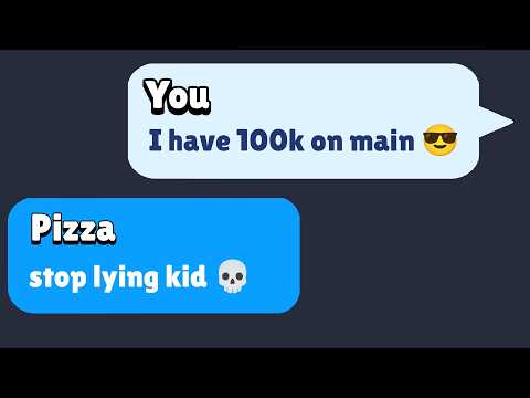 Telling Random People I Have 100K
