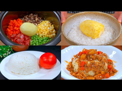 米飯是生活中必不可少的美食，今天給大家分享幾種米飯的神仙吃法！解鎖最美味的主食！#like #美食教程 #美食 #美食分享 #家常菜