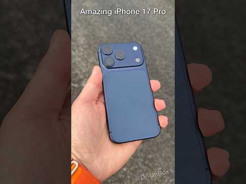 Amazing iPhone 17 Pro Deep Blue💙 #shorts #trending #iphone #iphone17 #iphone17pro #apple #viral