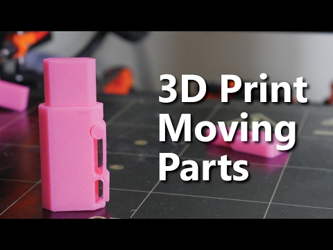 How to design 3D Printable Hinges - Make moving parts!