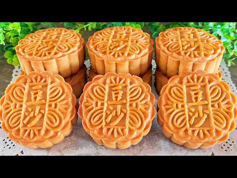 做月餅我只認這一個配方，花紋清晰，不裂不塌腰，從來就沒失敗過|中秋節