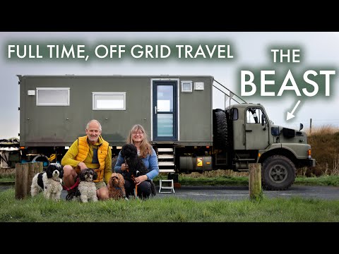 Full Time Travel In This BEAST, Off Grid Custom Built Truck! | Full Tour