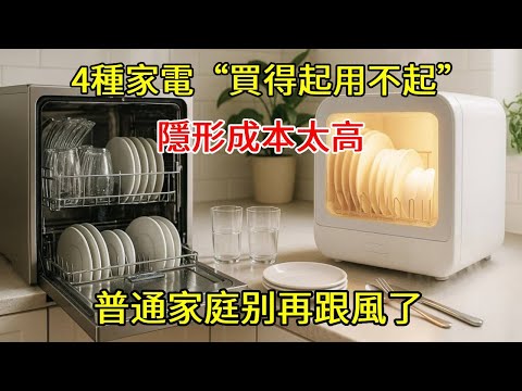 4種家電“買得起用不起”，隱形成本太高，普通家庭別再跟風了！