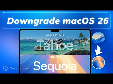 Downgrade macOS Tahoe to Sequoia | Step-by-Step Tutorial (Keep Your Files Safe)
