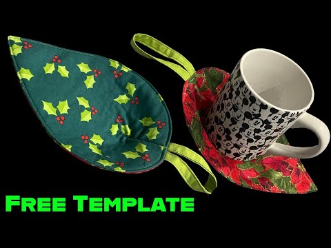 You Probably Never Seen This Before/Only 1 Method For Many Ideas/Coaster, Pot Holder-Free Template 