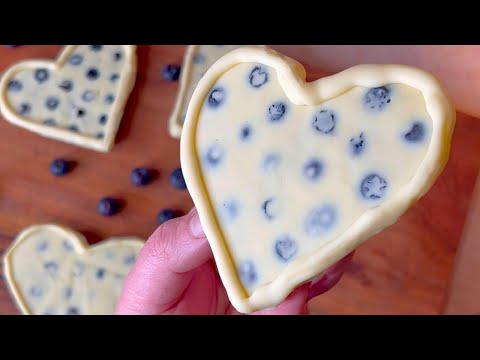 Petits Cœurs à Croquer : 2 Ingrédients💜Dessert Rapide