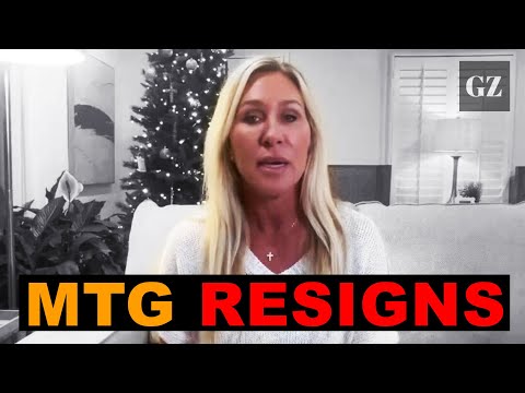 Why did Marjorie Taylor Greene resign?