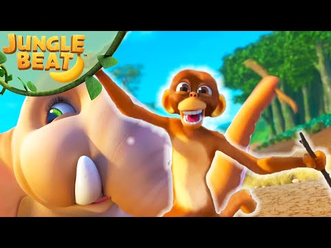 Munki's Crazy Adventures | Jungle Beat: Munki & Trunk | Kids Cartoon 2025