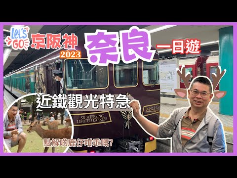 [Let’s Go 京阪神2023🇯🇵Ep4 - 奈良一日遊] 乘搭近鐵觀光特急Aoniyoshi🚆點解奈良啲鹿仔咁乖嘅❓帶你去全新鹿猿狐複合式商場🔥 特色小店食午餐😋 晚上觀眾朋友帶我哋去食燒鳥👍🏻