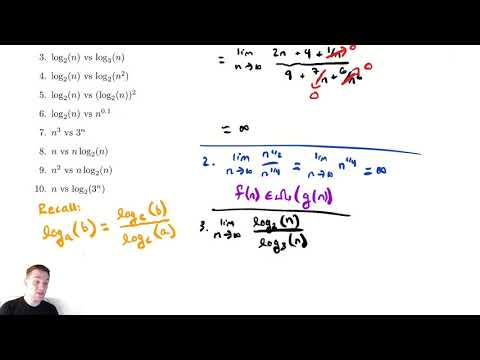 Asymptotic Notation 6 - Limit Theorem Examples