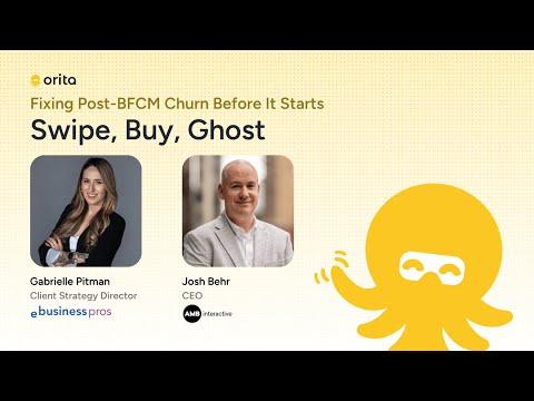 Swipe, Buy, Ghost: Fixing Post-BFCM Churn Before It Starts