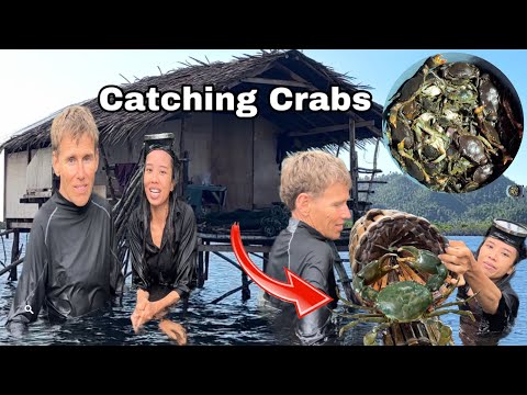 Showing My Husband Paano Manguha Ng Crabs|Filipino Styles Di Siya Makapaniwala Mahirap Pala