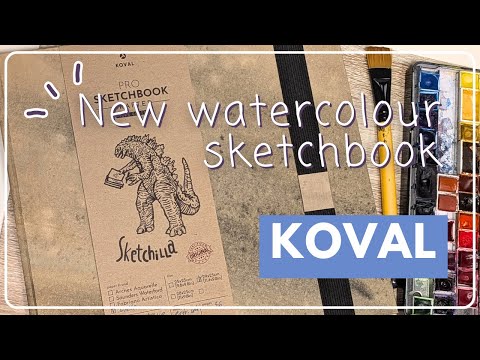 New watercolour sketchbook by Koval ~ Sketchilla ~ art supplies