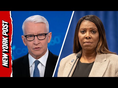 CNN’s Anderson Cooper Takes Shot at Newly-Indicted Letitia James
