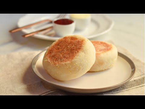 How to make English Muffin | Homemade English Muffins Recipe|How to bake english muffin on stove top