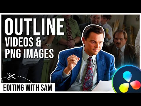 Outline and Borders to Images and Videos in DaVinci Resolve 18 (Fusion Tutorial, Template Included)