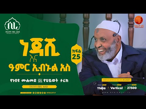 ሲራ || ነጃሺ እና ዓምር ኢብኑል አስ || ክፍል 25 || በኡስታዝ በድሩ ሑሴን || የነብዩ ሙሐመድ (ሰ.ዐ.ወ) የህይወት ታሪክ || #ሲራ