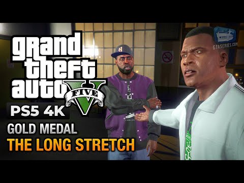 GTA 5 PS5 - Mission #18 - The Long Stretch [Gold Medal Guide - 4K 60fps]