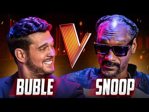 Snoop Dogg + Michael Buble The Voice Behind the Scenes BTS at NBC | Interview