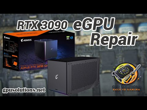 Gigabyte AORUS RTX 3090 Gaming Box Repair - Short Circuit Fix