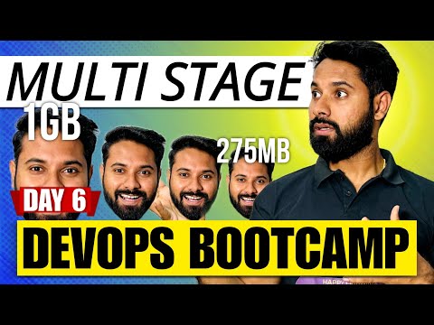 Reduce your Docker Image size by 80% with Multistage Docker Builds | Day 6 DevOps Bootcamp