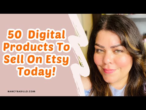 50 Etsy Digital Products | Selling Digital Prints on Etsy | Nancy Badillo