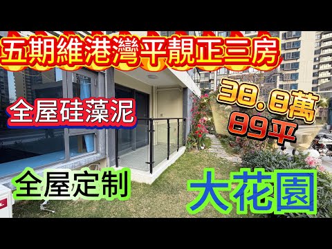 五期維港灣又出大三房筍盤 全屋藝術漆硅藻泥 全屋定制柜榻榻米/贈送大花園 可以種花草/東南朝向 空氣好 居住舒服#home #海景房 #十里銀灘3房 #十里銀灘維港灣 #房地產 #惠州房产 