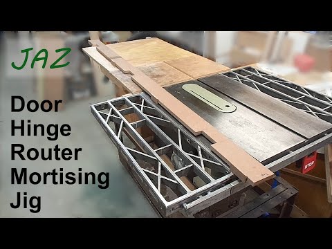 Make a Door Hinge Router Mortising Jig