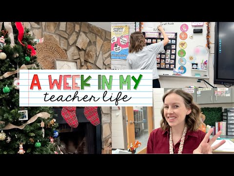 WEEK IN MY TEACHER LIFE | holiday season, success teaching writing!!