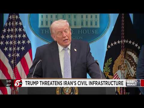 Trump threatens Iran's civil infrastructure