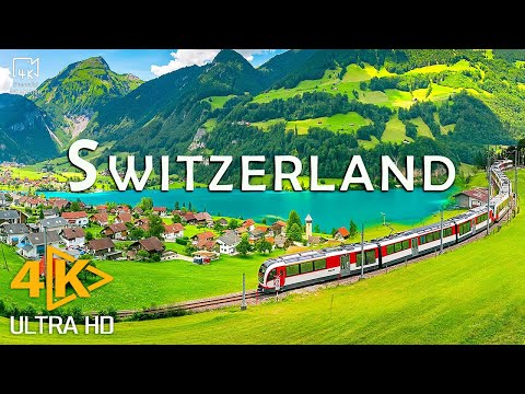 Flying Over Switzerland 4K - I Explored Switzerland in 4K and Here's What I Found | 4K Video Nature