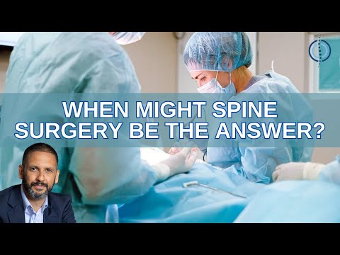 When is spine surgery the answer?