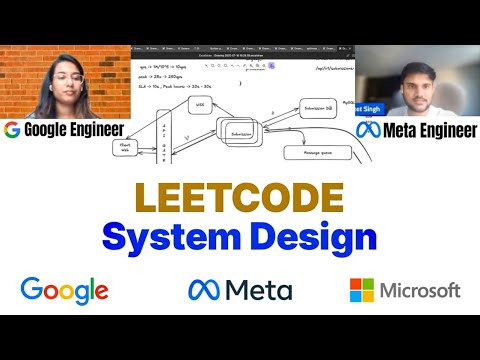 Leetcode System Design Interview | FAANG Interview | Mock Interview