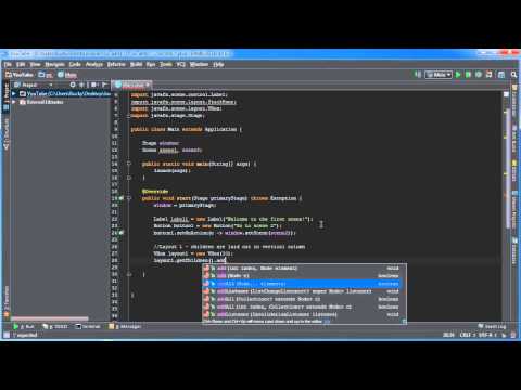 JavaFX Java GUI Tutorial - 4 - Switching Scenes