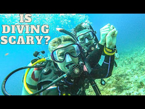 Scuba Diving For The FIRST TIME! PADI Open Water Course! (Cancun, Mexico)