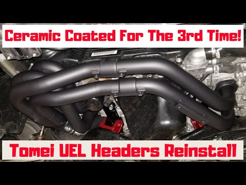 STI Tomei Unequal Length Headers Install - Ceramic Coated - 3rd Times A Charm?