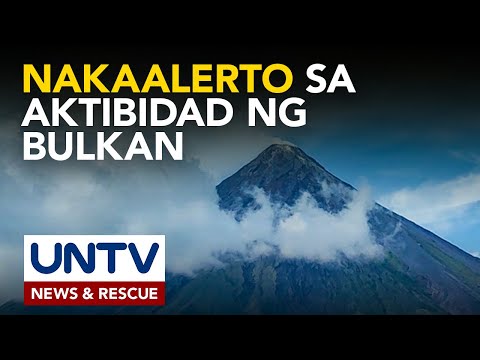 Albay, nakaalerto sa posibleng pagtaas ng aktibidad ng Bulkang Mayon