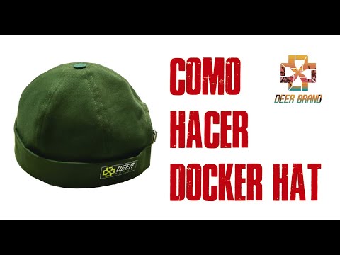 COMO HACER DOCKER HAT PASO A PASO BIEN EXPLICADO PARA PRINCIPIANTES EN COSTURA *FACIL DE HACERLO.!!!