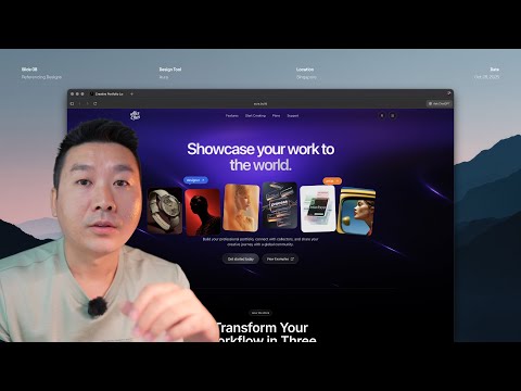 One-shotting beautiful landing pages with code references