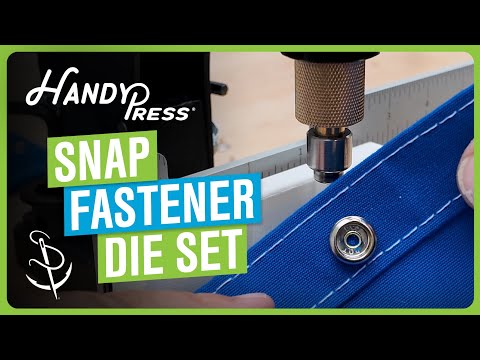Installing Snaps in Fabric Using The HandyPress®