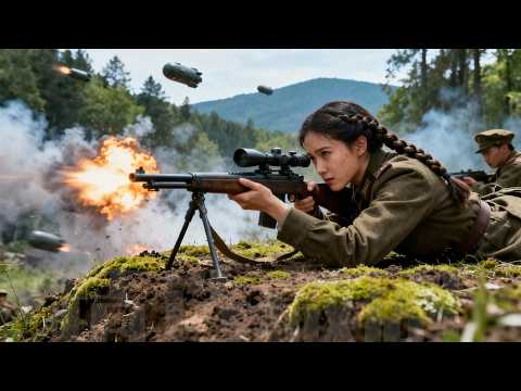 1VS100!王牌狙擊手突襲日軍指揮所,瞬間全殲敵軍!#抗战 #抗日 #movie #電影 #中国电视剧