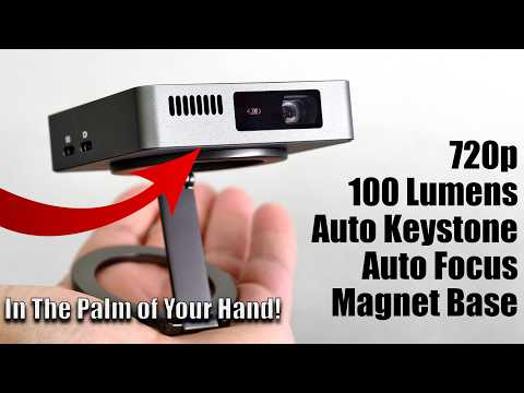 The SMALLEST 720P Portable Projector! Mars 8849 Review!