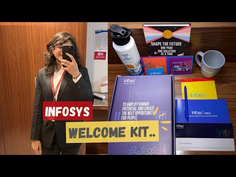 Infosys welcome kit unboxing 2025 | Corporate Life Begins 