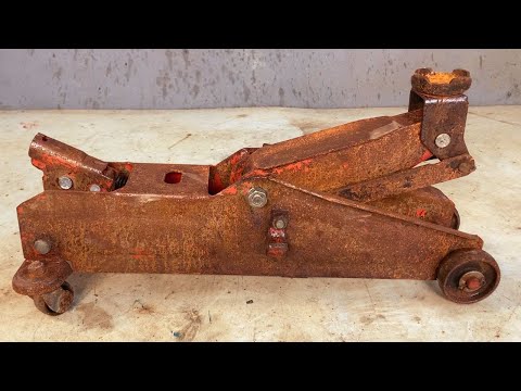 Incredible Transformation! Restoring an Old Rusty Car Jack to Work Again | ASMR Restoration