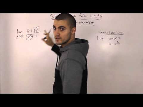 Strategies to Solve Limits - Change of Variable Example 1