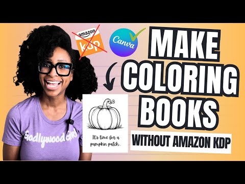 HOW TO MAKE COLORING BOOKS WITHOUT Using Amazon KDP... (Easy Canva Tutorial)